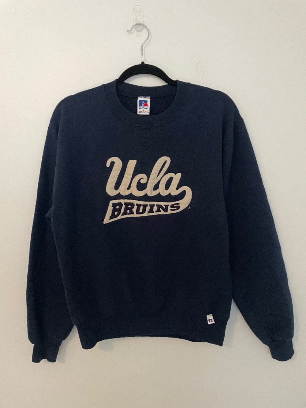 Vintage 90's Russell UCLA Crewneck Sweatshirt Hoodie, USA College, Unisex Small
